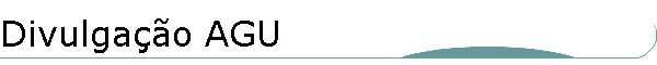 Divulga��o AGU